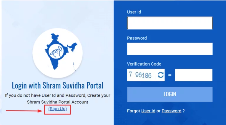 Shram Suvidha Portal Online Registration Process