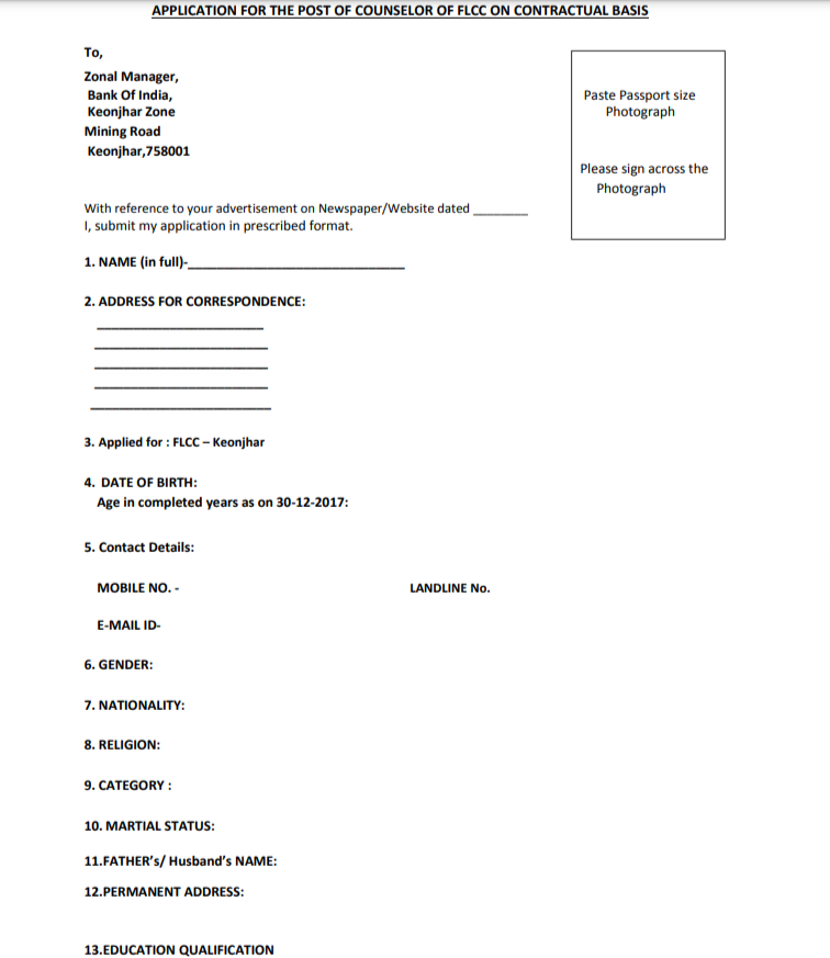 boi recruitment application form 